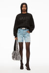 alexander wang spike medium hobo bag in studded leather black
