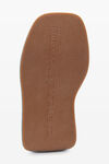 alexander wang taji platform sandal in washed denim vintage light indigo