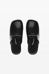 alexander wang zoe 皮革木底鞋 black