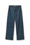 Alexander Wang washed graphite slim-leg pants in cotton