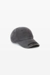 Alexander Wang washed asphalt distressed logo baseball cap