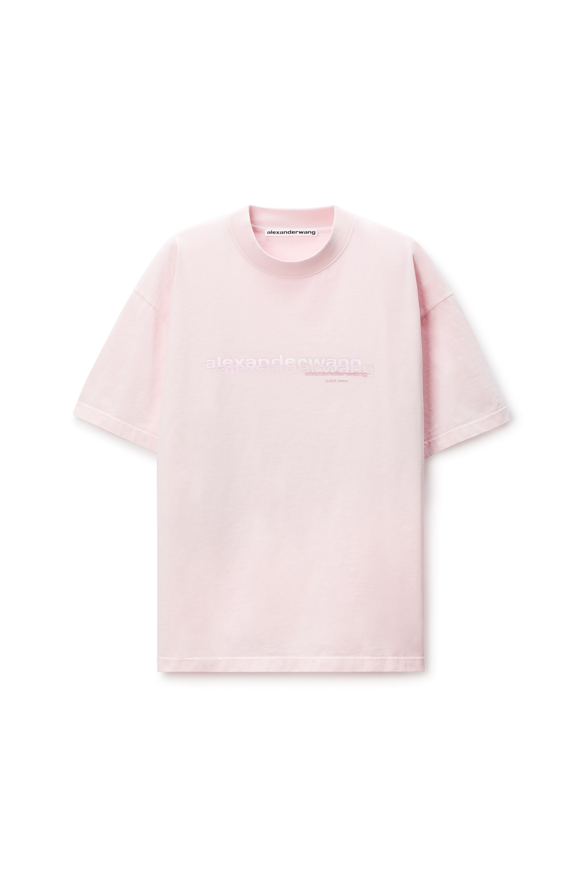 Short Sleeve Tee in LIGHT PINK | alexanderwang®