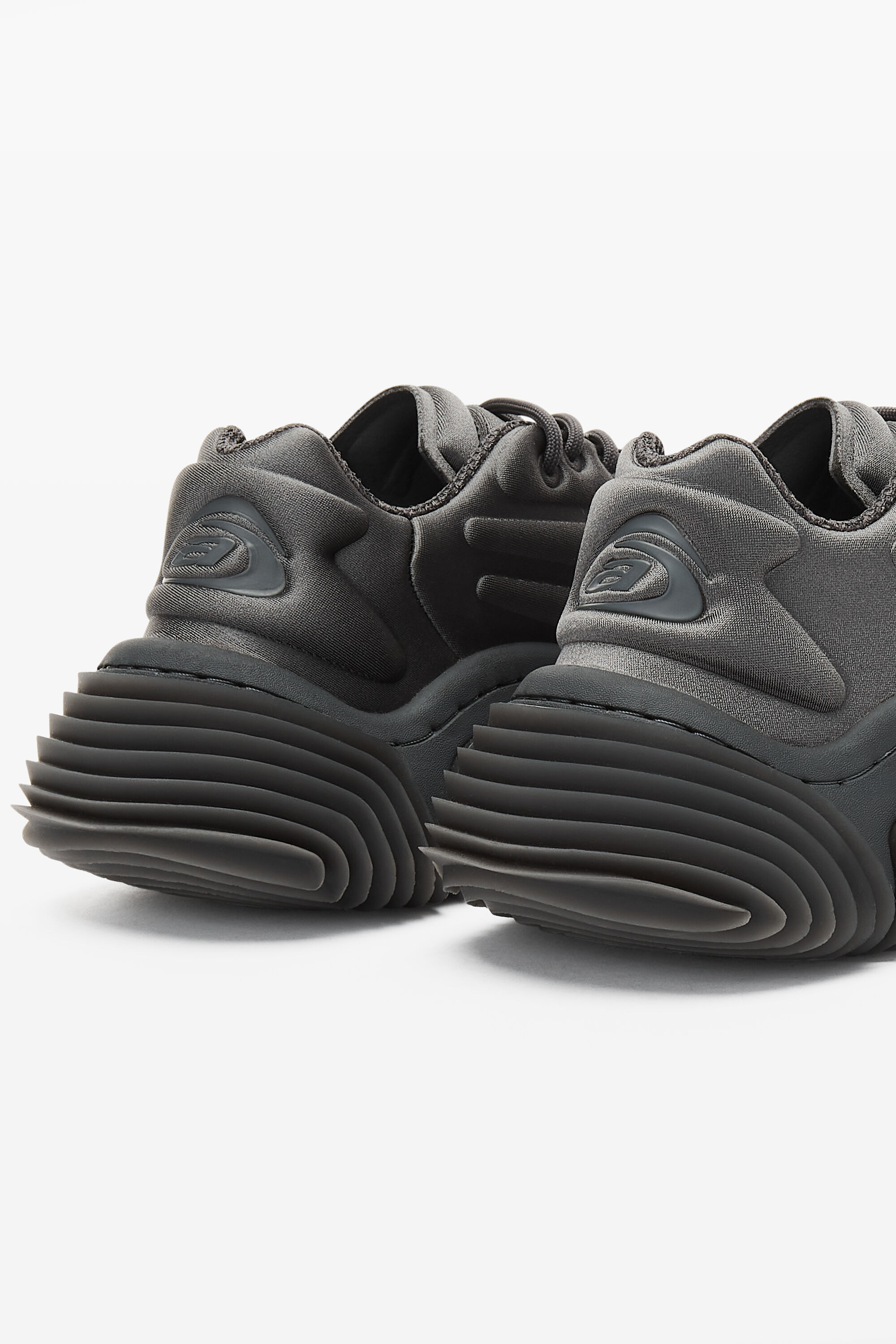 alexanderwang AW VORTEX SNEAKER IN LYCRA SMOKED PEARL 