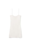 Alexander Wang soft white white crystal hotfix cami dress