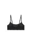 alexander wang bandeau bra in athletic mesh black