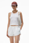 Alexander Wang white ナイロン マラソンショーツ