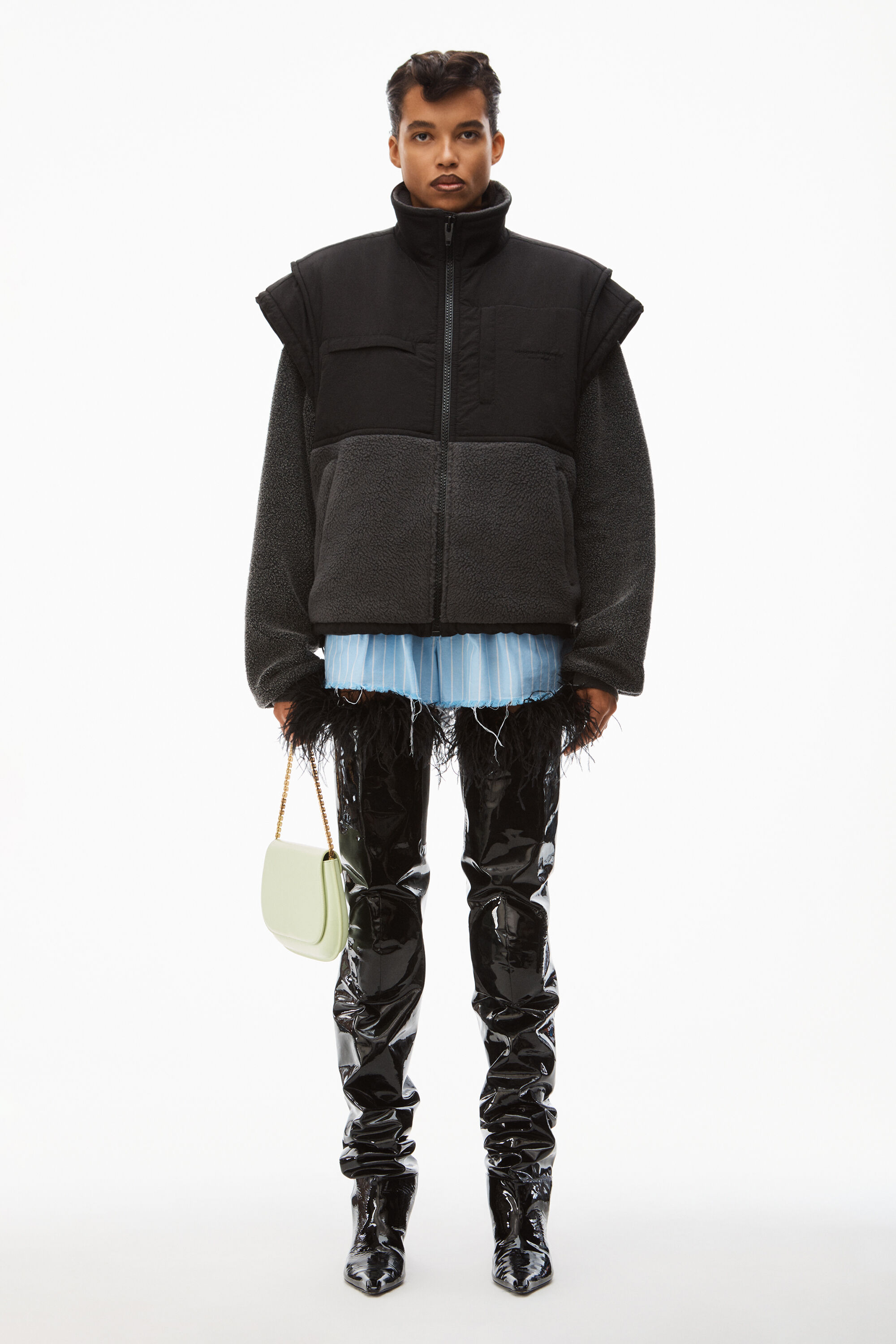 alexanderwang アレキサンダーワング プラッシュダブルフリース 