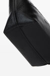 Alexander Wang black coin purse in crackle patent leather