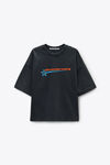 Alexander Wang washed black unisex washed black star graphic tee