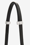 alexander wang dome structured crossbody in leather black