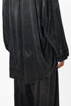 Alexander Wang fog crease wash creased wash button up in cotton hemp jersey