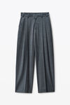 Alexander Wang dark grey melange dark grey wool-blend pants