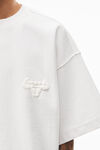 alexander wang 日本平纹针织 beefy 图案 t 恤 white