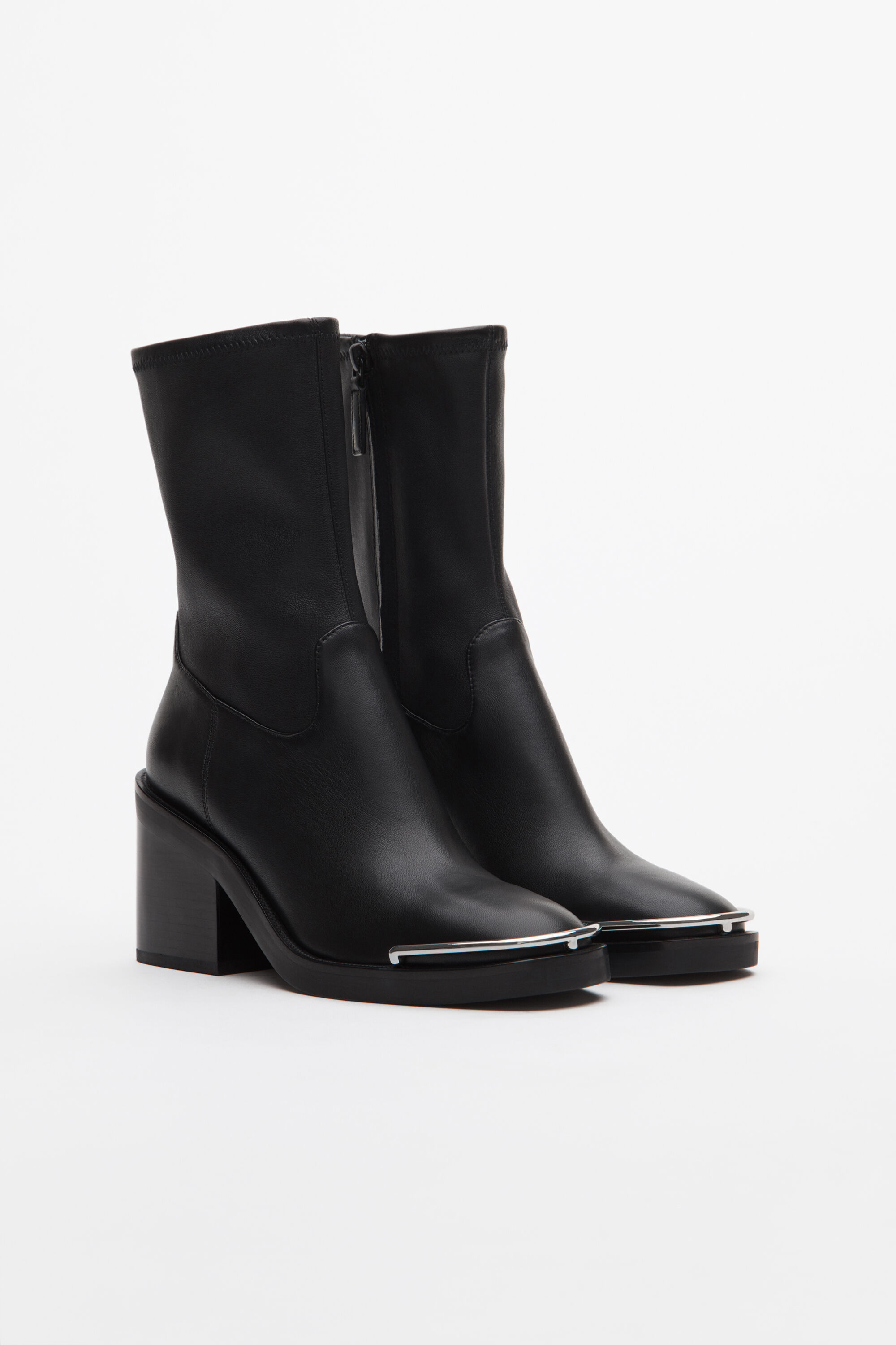 alexander wang black booties