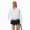 Alexander Wang white 棉质牛津布加大款衬衫