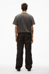 alexander wang 提花尼龙工装裤 black