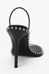 alexander wang nova pvc strap sandal   black