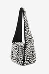 alexander wang spike small hobo bag in studded leather black