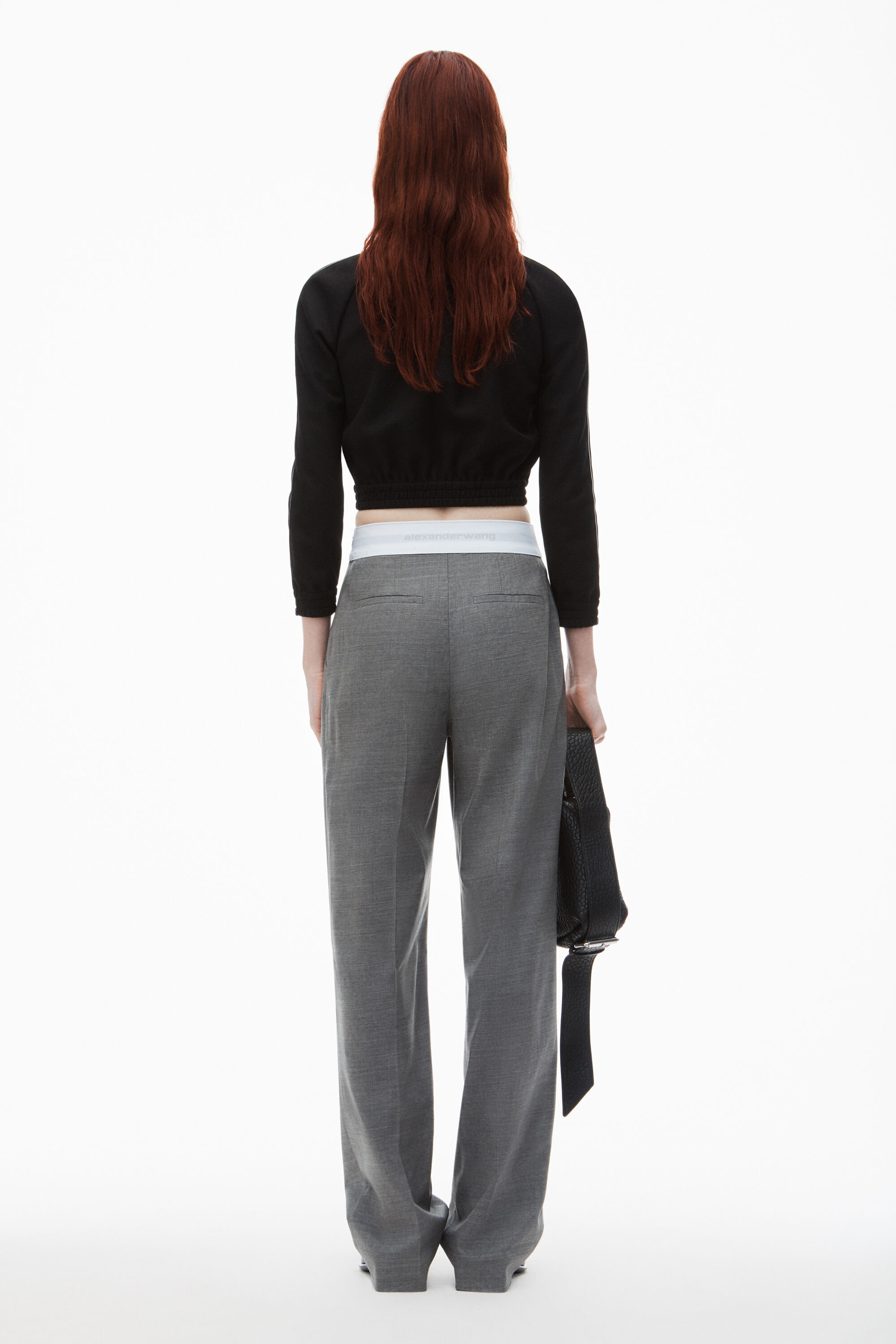 パンツ ALEXANDER WANG Women Straight Pants 4DC1254691015 Grey Alexander Wang Denim pants - Grey - Women | 4DC1254691015