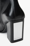 Alexander Wang black throttle 95 毫米皮革过膝靴