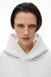Alexander Wang vintage heather grey unisex hoodie in dense fleece