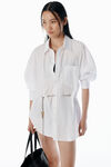 Alexander Wang white white button up shirt with hardware