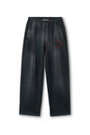 Alexander Wang sunfade black logo oversized sweatpants