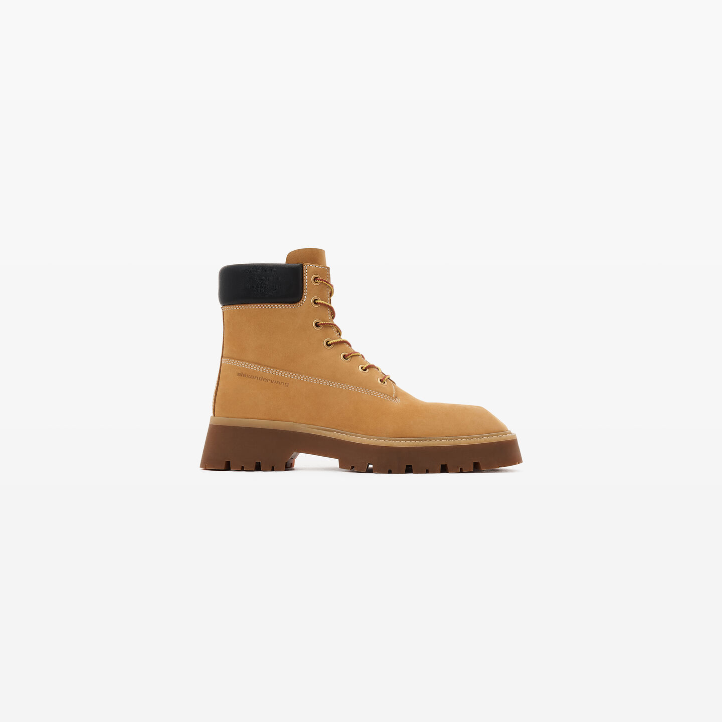 Shop Alexander Wang Throttle Lace Up Ankle Boot In Wheat