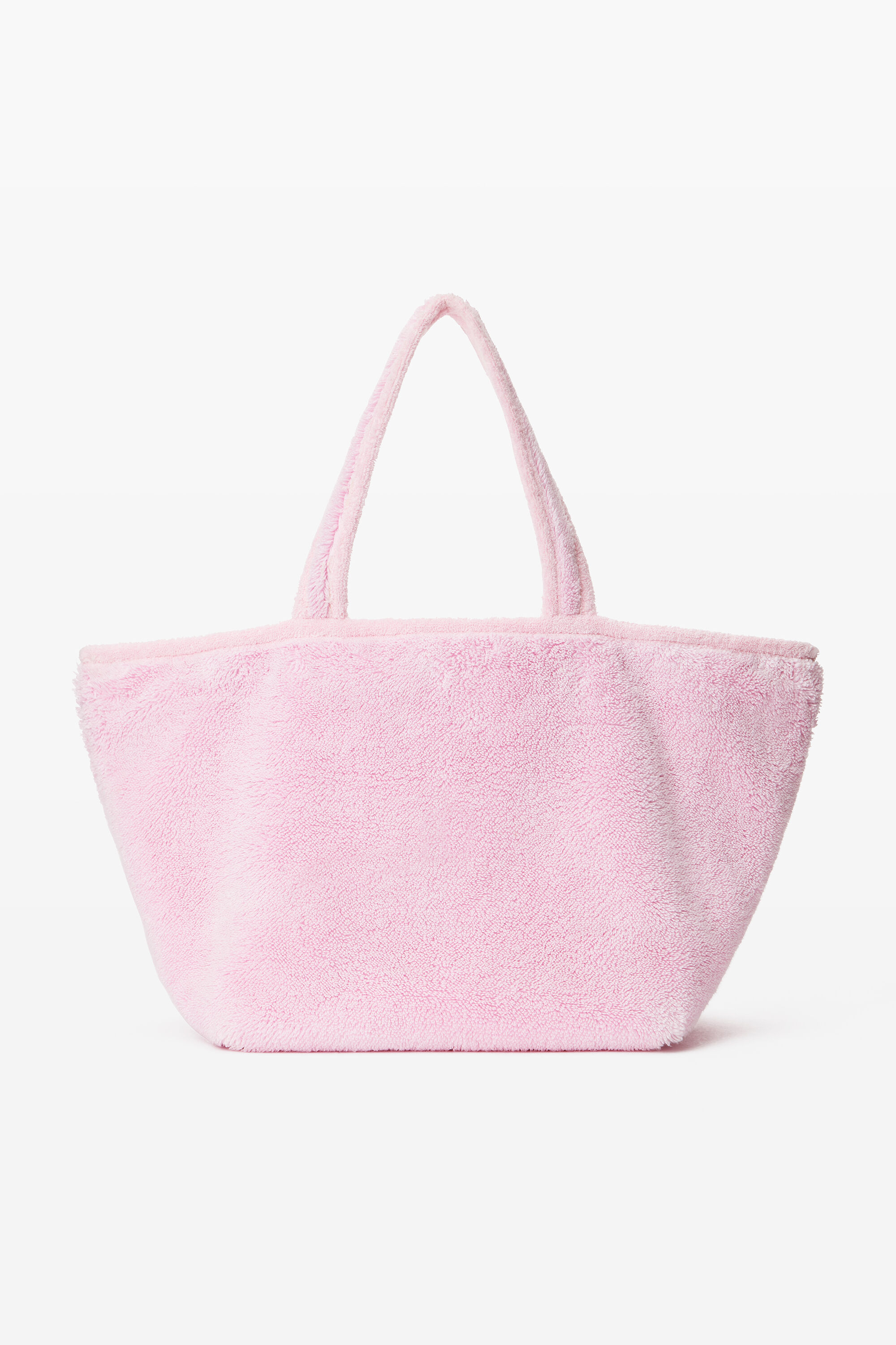 Punch Tote Bag in Terrycloth in LIGHT PINK | alexanderwang®