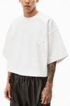 alexander wang 日本平纹针织 beefy 图案 t 恤 white