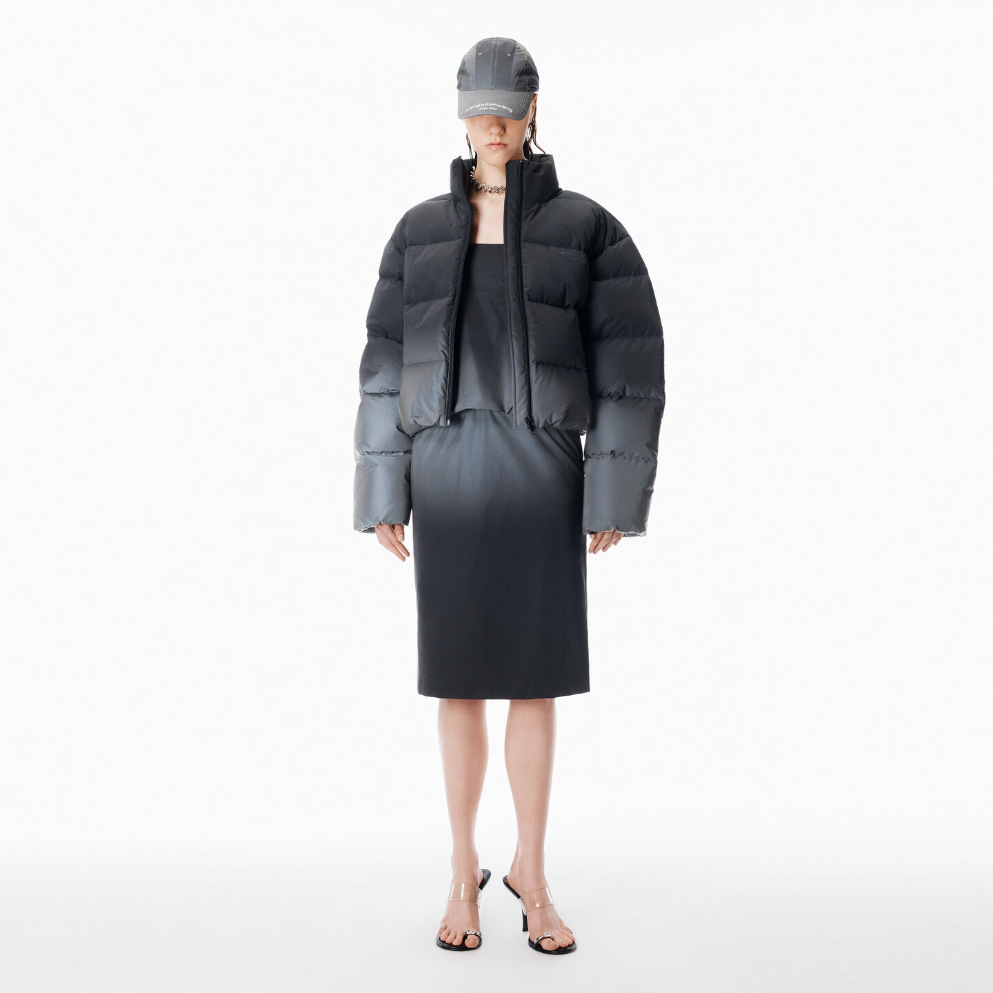 Alexander Wang Reflective Gradient Puffer In Multi