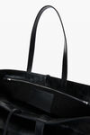 Punch Tote Bag in Crackle Patent Leather