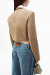Alexander Wang chino blazer corto con davantino integrato