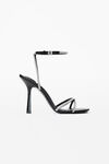 alexander wang dahlia 105 クリスタル サンダル black/clear