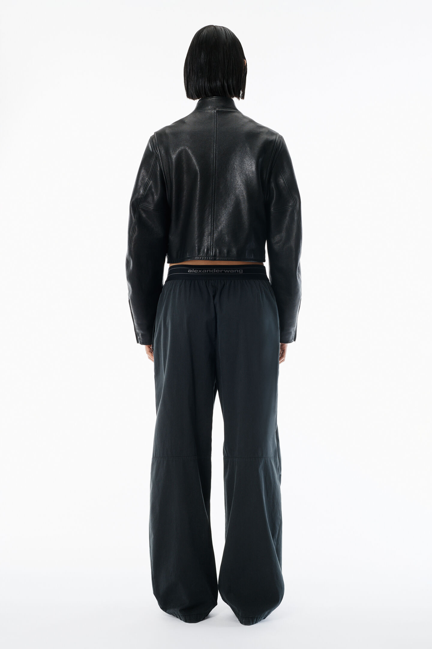 Alexander Wang 블랙 치노 아티큘레이티드 팬츠