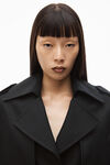 alexander wang 棉质精裁徽标风衣 black