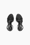 alexander wang dahlia 105 sandal in capretto black