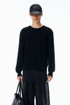 Alexander Wang black wool crewneck pullover