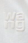 alexander wang 发泡徽标装饰棉质平纹针织 t 恤 white