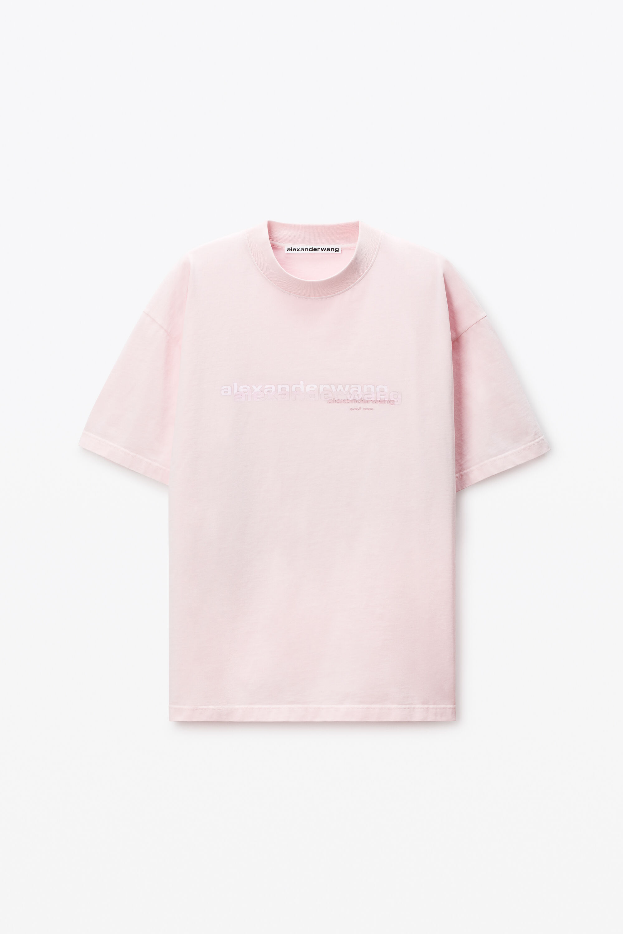 Short Sleeve Tee in LIGHT PINK | alexanderwang®