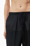 alexander wang articulated pant in crisp nylon black