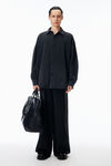 Alexander Wang washed black oversized button down