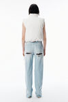 Alexander Wang white white essential puffer vest
