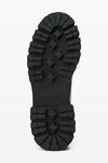 Alexander Wang black colt lace-up loafer in leather