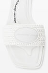 Alexander Wang optic white vy 平底凉鞋