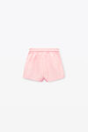alexander wang klassische boxershorts aus kompakter baumwolle light pink