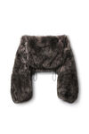 Kurzer Oversize-Bolero aus Lammfell
