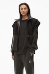 alexander wang アシッドウォッシュジャージー ロングスリーブtシャツ acid black
