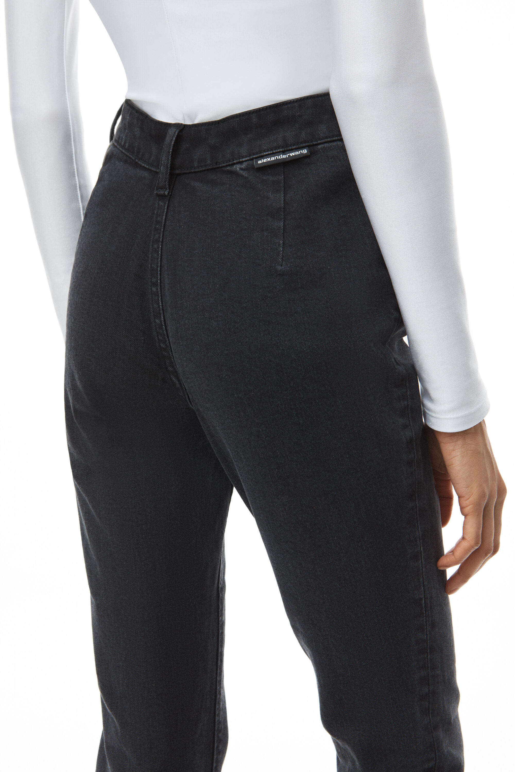 alexanderwang STOVEPIPE JEAN IN AGED 