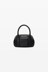 alexander wang roc small bag in lamb napa black
